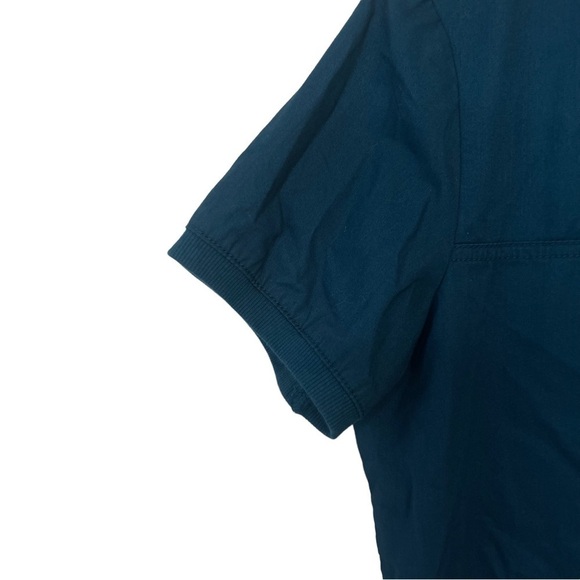 Koi By Kathy Peterson Turquoise Short Sleeve Pockets Scrub Top NWT Size … - Picture 3 of 15